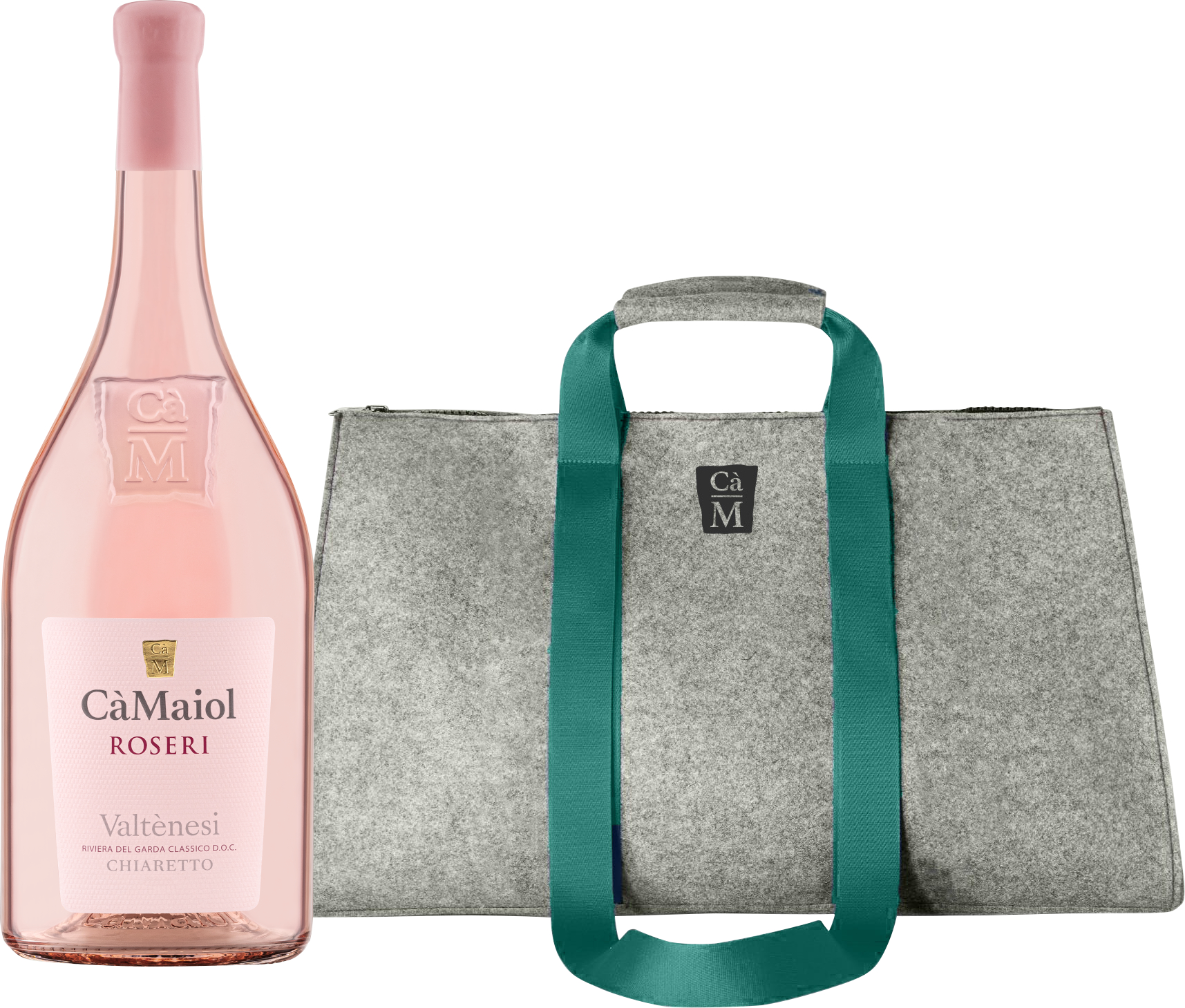 Roseri Chiaretto Riviera del Garda Classico Valtenesi DOC Doppelmagnum in Tragetasche