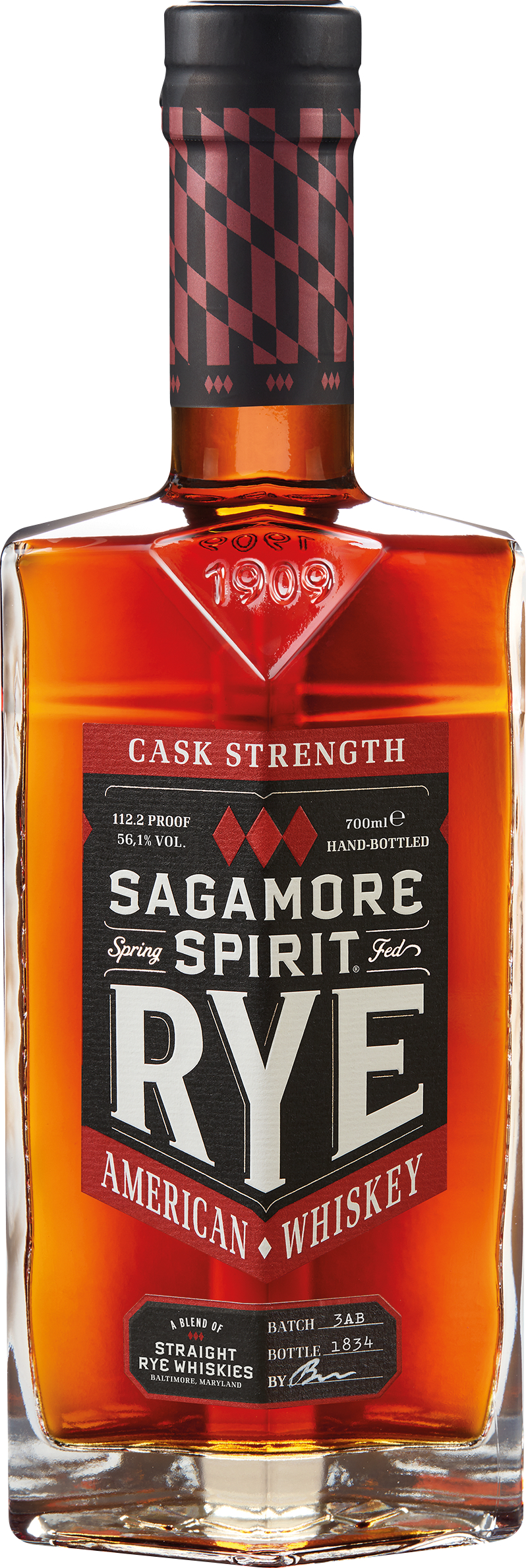 Sagamore Cask Strength Rye Whiskey 0,7l