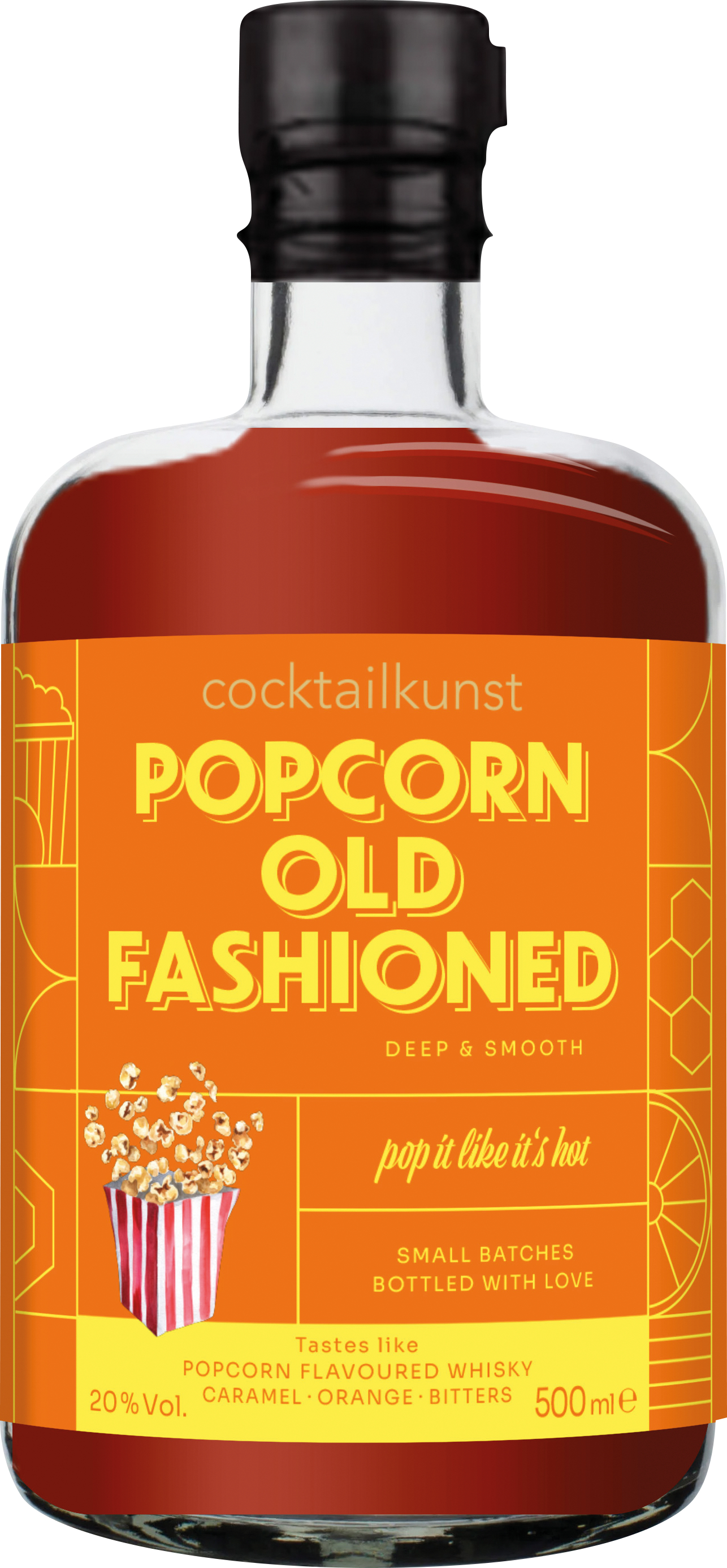 Cocktailkunst Popcorn Old Fashioned